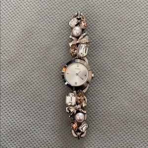 Beautiful dainty jeweled Guess watch